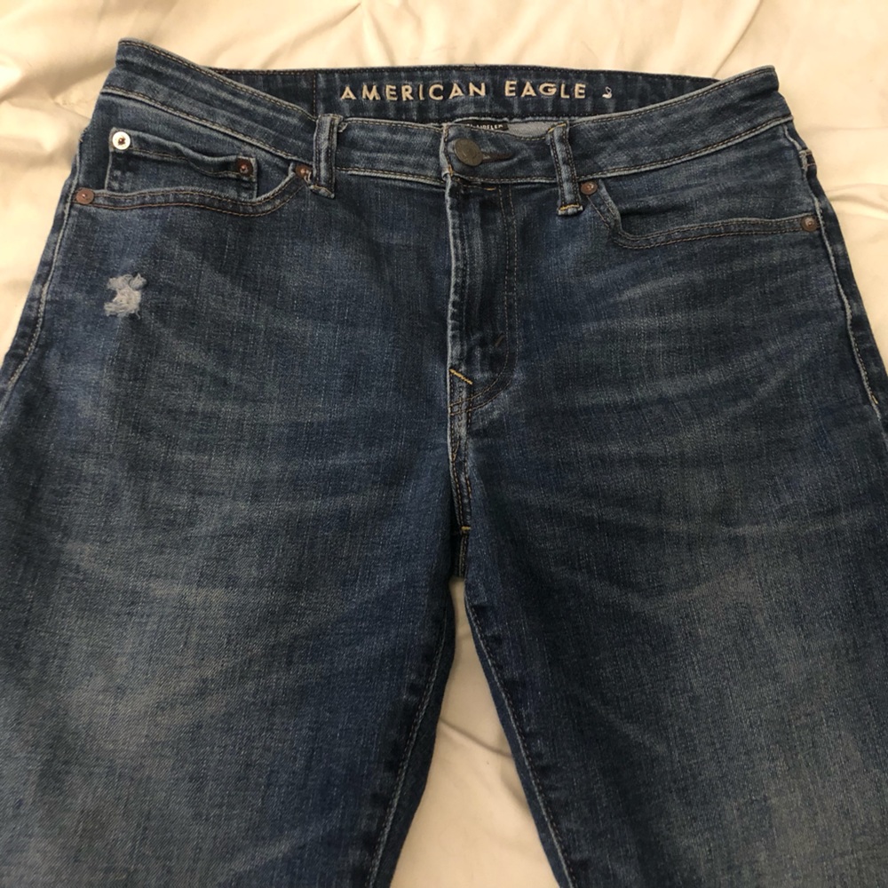 American Eagle Sz 32/34 slim jeans in EUC as shown. $15